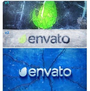 Ice Cracking Logo Reveal After Effect Videohive