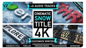 AE Videohive Winter Snow Logo Title V.2