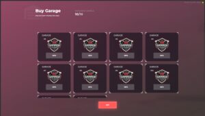 Advanced Purchaseable Physical Garage System [Standalone][Updated]